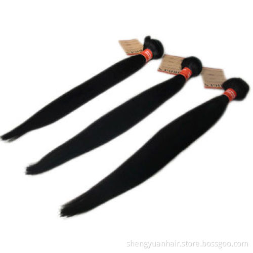 Virgin Brazilian Human Hair Extension, Grade AAAAA, Straight Style, Natural Color